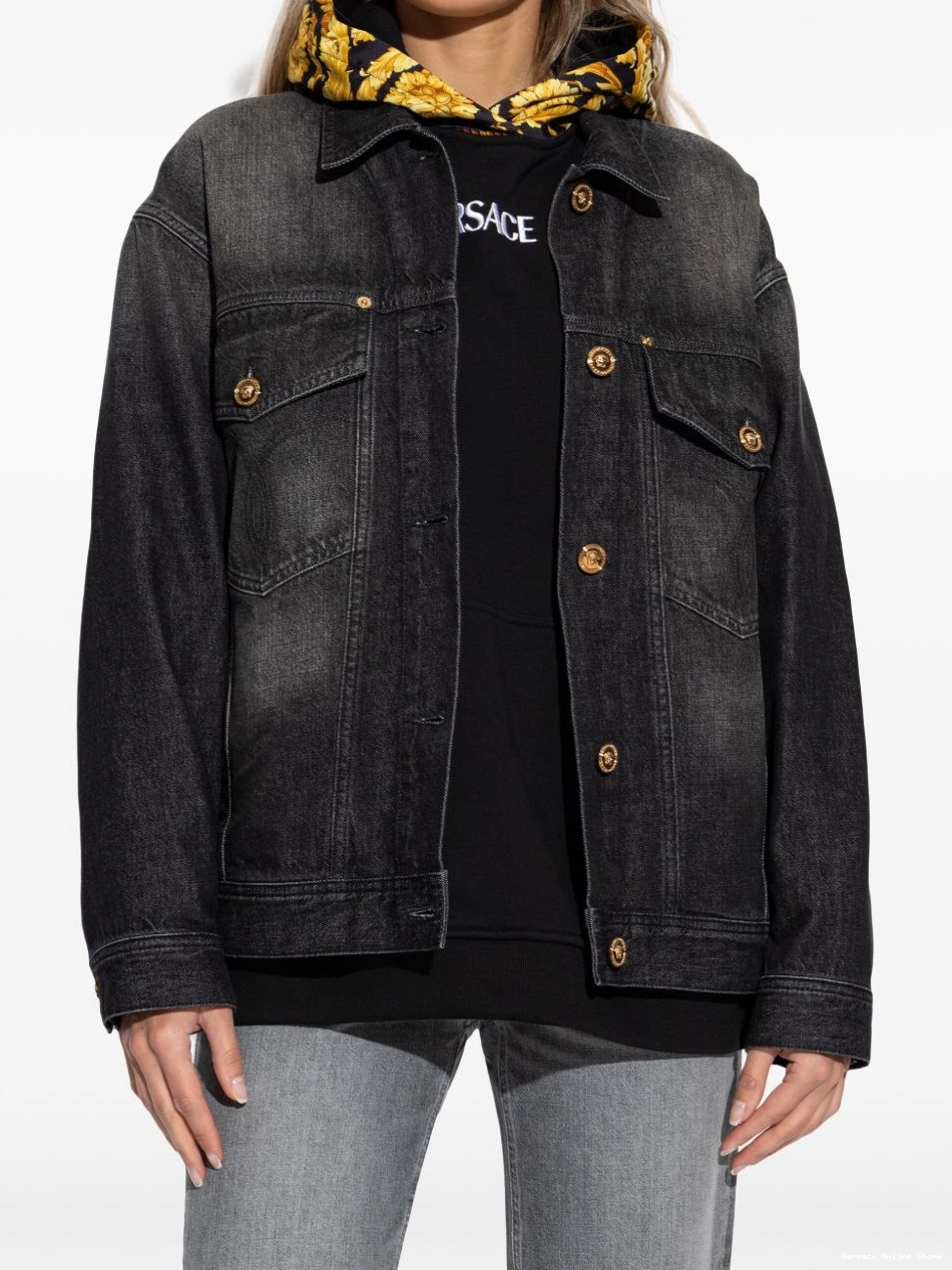 Affordable Barocco jacket Versace Women denim 0825